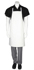 Picture of Chef Works-CWPVS-White Short Pvc Bib Apron