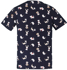Picture of Bizcare Mens Printed Best Friends Scrub Top (CST147MS)