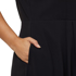 Picture of NNT Uniforms-CAT67Z-BLK-Sleeveless Wrap Dress