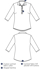 Picture of City Collection Bella 3/4 Sleeve Frill Placket Top (2275)