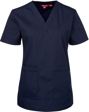 Picture of JB's Wear-4SRT1-NAV-CLR-Ladies Scrubs Top - Navy