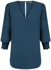 Picture of Gloweave V Neck Shirred Cuff Top (1803WZ)
