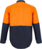 Picture of NCC Apparel Mens Heavy Duty Hybrid Two Tone Half Placket Cotton Drill With Gusset Sleeves (WS4254)