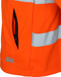 Picture of DNC Workwear Hi Vis Taped X Back Softshell Jacket 3526(DNC)