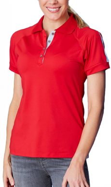 Picture of Stencil Womens Team Short Sleeve Polo (1150 Stencil)