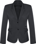 Picture of Biz Corporates Womens Cool Stretch 2 Button Mid Length Jacket (60119)