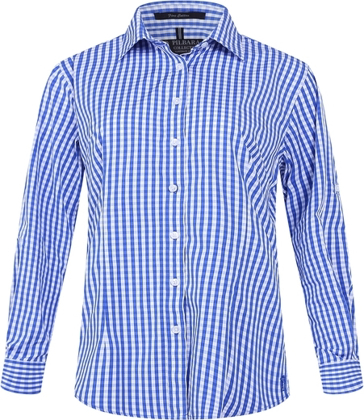 Picture of Ritemate Workwear Pilbara Womens Gingham Classic Fit Long Sleeve Shirt (RMPC003)