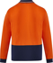 Picture of Syzmik Mens Hi Vis Cotton Long Sleeve Polo (ZH430)