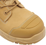 Picture of King Gee Womens Onyx 6Z Puncture-Resistant Zip Sided Work Boot - Wheat (K28003)