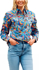 Picture of Trademutt Womens Snazzy Full Button Full Print Long Sleeve Workshirt (TM-21648)