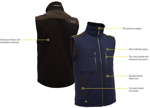 Picture of Bisley Workwear Flx & Move Soft Shell Vest (BV0570)
