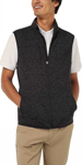 Picture of NNT Uniforms Mens Textured Fleece Zip Front Vest - Charcoal (CATF32-CHA)