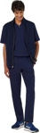 Picture of NNT Uniforms Mens Textured Fleece Zip Front Vest - Navy (CATF32-NAV)