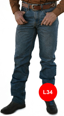 Picture of Ritemate Workwear Mens Pilbara Western Angus Jeans - Length 34 (RMPW013-L34)