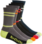 Picture of Hardyakka Padded Cotton Crew Work Sock - 5 Pack (Y20035)