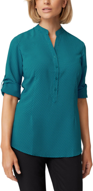 Picture of City Collection Hi Low Ladies 3/4 sleeve Shirt (2175)