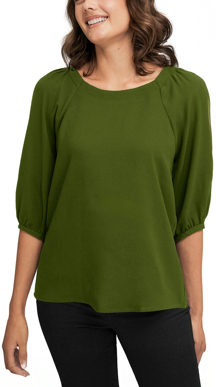 Picture of City Collection Marilyn 3/4 Raglan Detail Sleeve (2271)